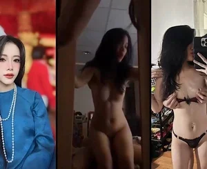 Bé QuinCy (ỉn) hot IG lộ clip địt nhau trước gương với bạn trai