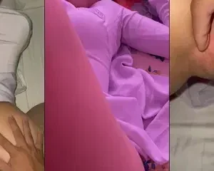 Bé nữ sinh trong tà áo dài vừa đi học về kéo em vào khách sạn luôn