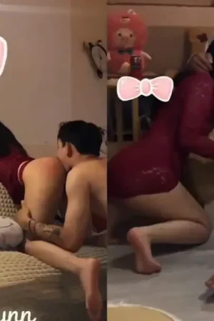 Đã mặc váy đỏ gợi cảm đeo kính tri thức lại còn BJ đỉnh nữa hết nấc